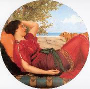 John William Godward In Realms of Fancy oil painting reproduction